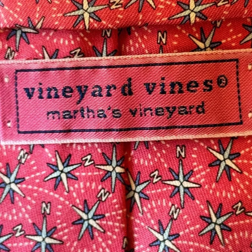Vineyard-vines Men's Red and Blue Accessory
